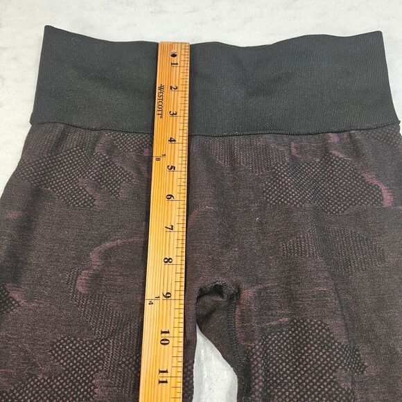Jed North Camo Athletic Leggings Women Sz XS Red Yoga Workout Compression Gym - Picture 10 of 16